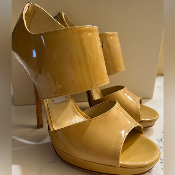 Jimmy Choo, size 37. Nude - Picture 8 of 10